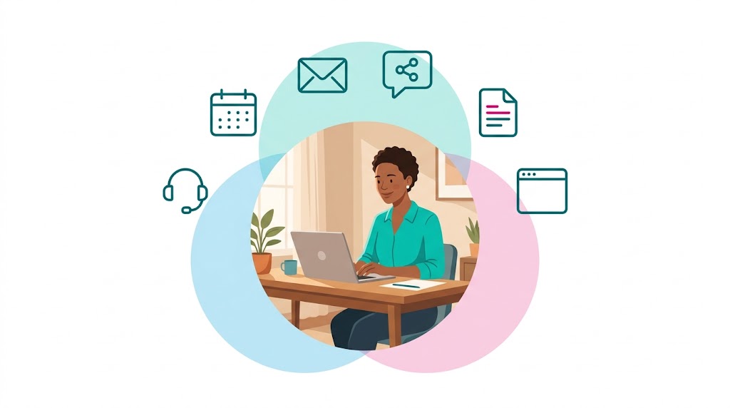 Service provided in offering Virtual Assistance